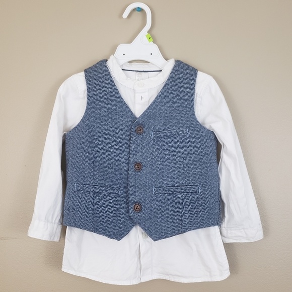 H&M Other - H&M Vest & Dress Shirt